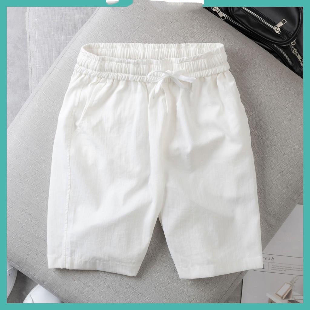 Đủ màu - Quần short nam vải đũi mềm mịn mặc mát sang trọng