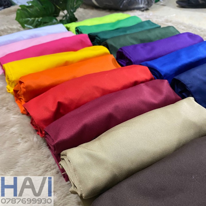 Tạp dề ngắn kaki đủ màu
