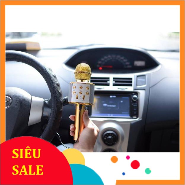 Micro Karaoke KIÊM Loa Bluetooth WS-858 giá rẻ |Vinet
