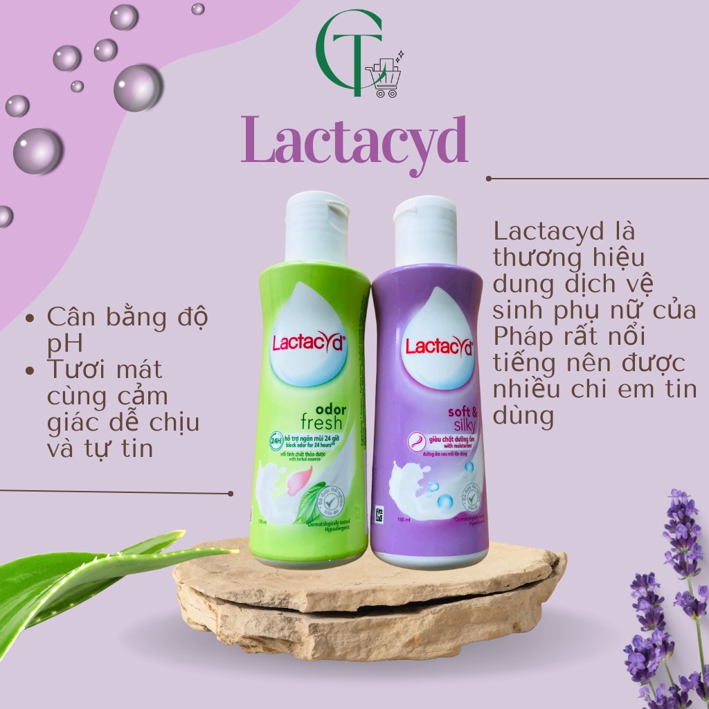 Dung dịch vệ sinh phụ nữ Lactacyd chai 154g