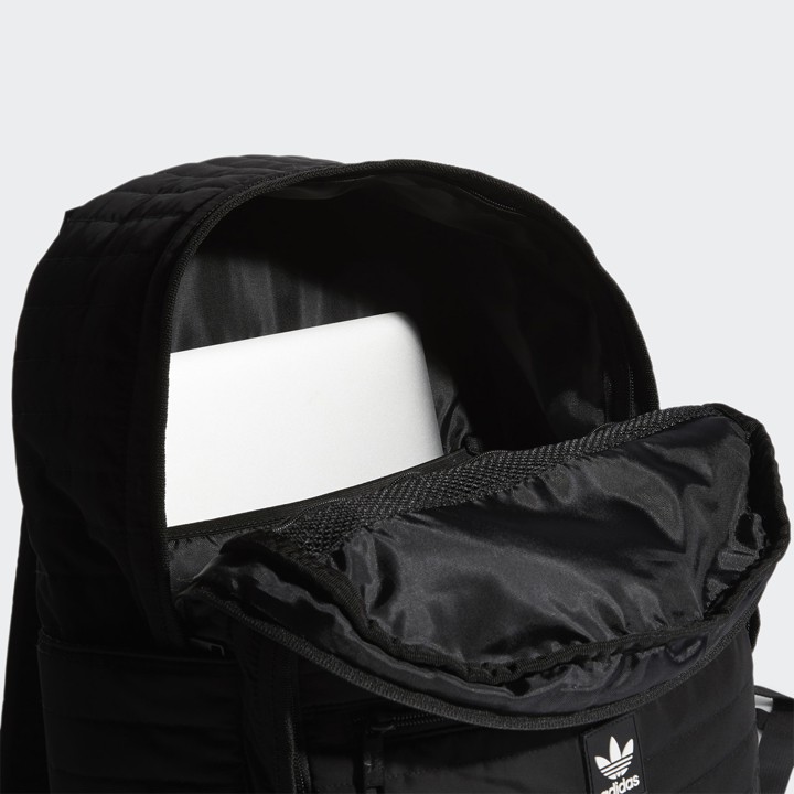 Balo Adidas Quilted Trefoil, Black