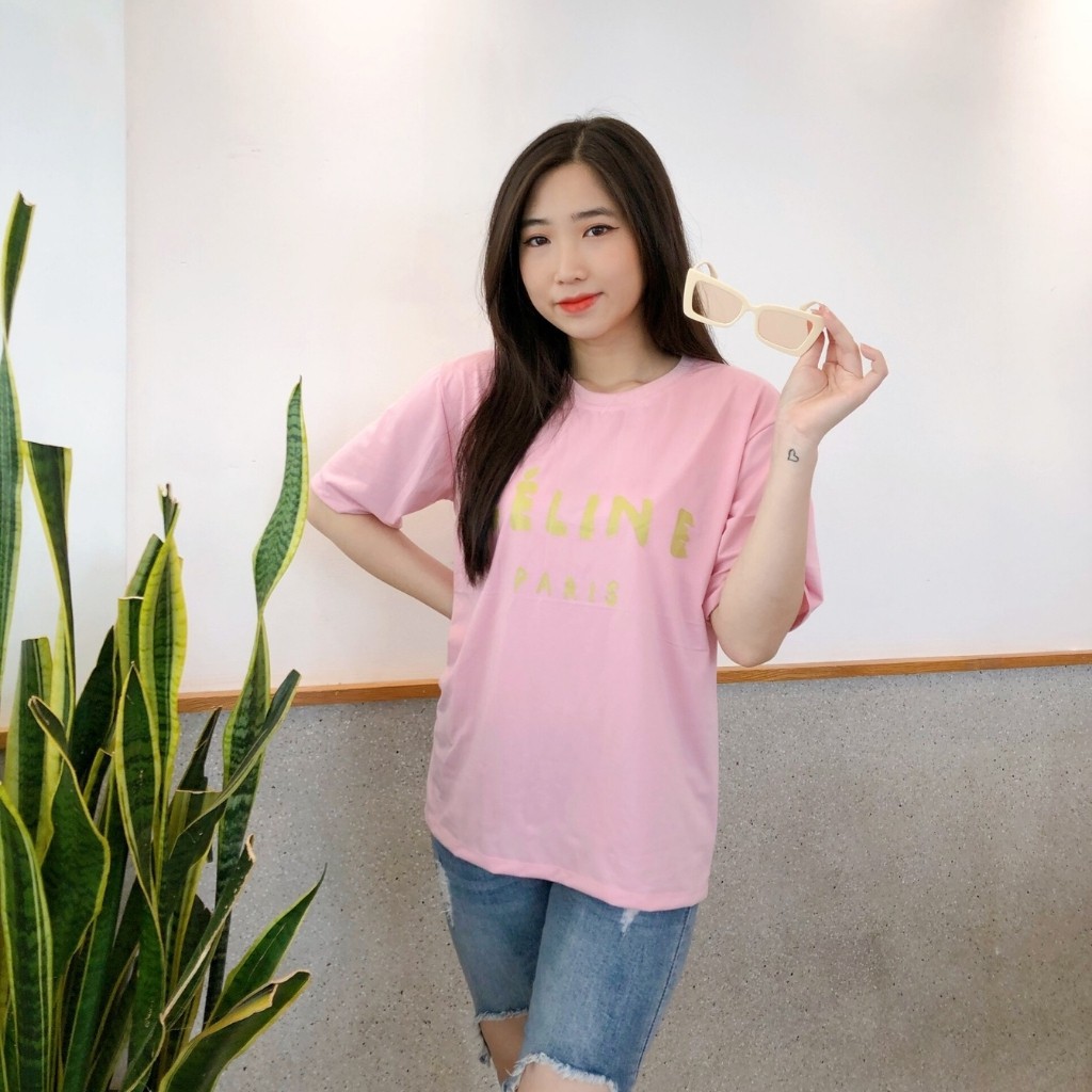 Áo Thun Tay Lỡ Chất Cotton Mịn Mát Thoáng Mát Dáng Giấu Quần Fom 65Kg Hàng Đẹp Ảnh Thật 100%