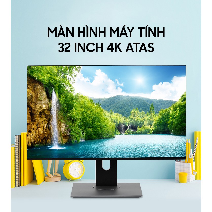 Màn hình 32 inch 4K ATAS HD320U - Tấm nền IPS - Tần số quét 60HZ | BigBuy360 - bigbuy360.vn