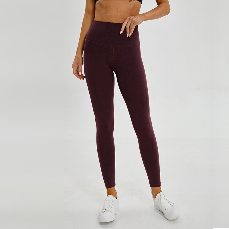 Quần Legging Thể Thao Lưng Cao Màu Trơn Co Giãn Thoải Mái Cho Nữ | BigBuy360 - bigbuy360.vn