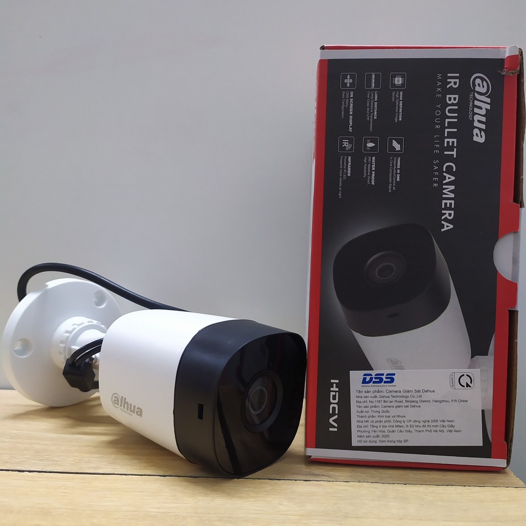 Camera giám sát DAHUA HAC-B1A21P ⚡𝑭𝑹𝑬𝑬 𝑺𝑯𝑰𝑷 ⚡ Full HD, Chống nước, Chống ngược sáng, Hồng ngoại xa - BH 24 Tháng | BigBuy360 - bigbuy360.vn