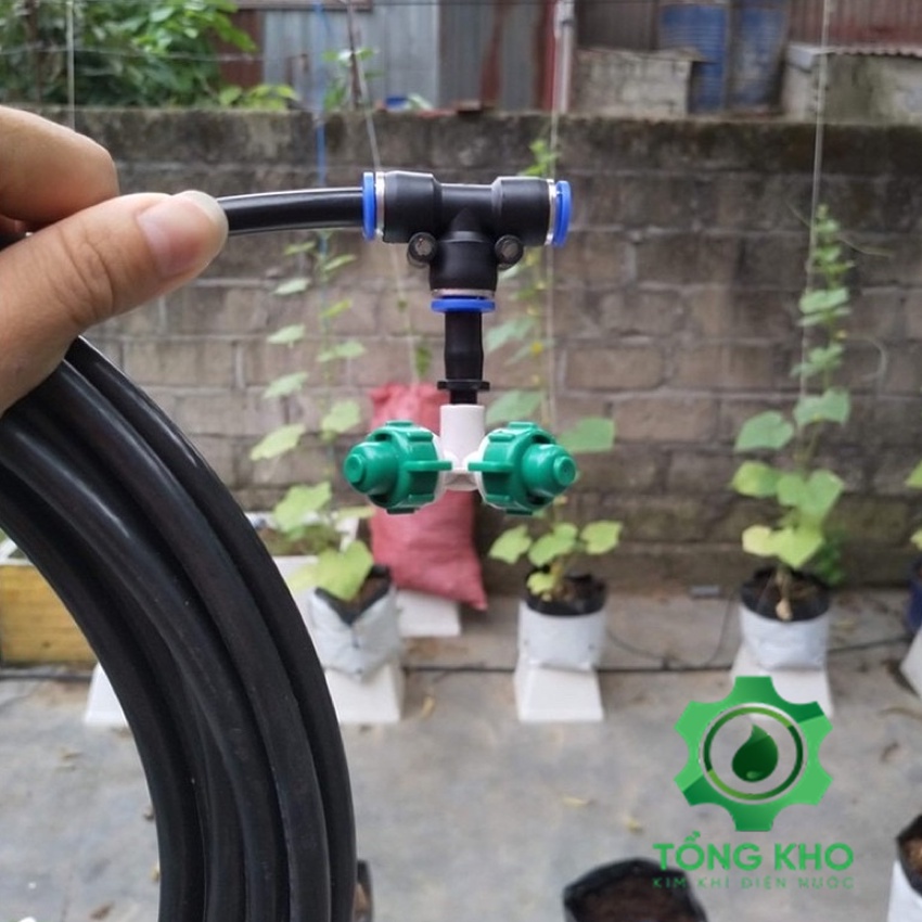 Dây phun sương 8mm (bán theo mét) nhựa nguyên sinh, tưới cây, tưới rau, tưới lan, phun thuoc - Tổng kho kim khí điện n