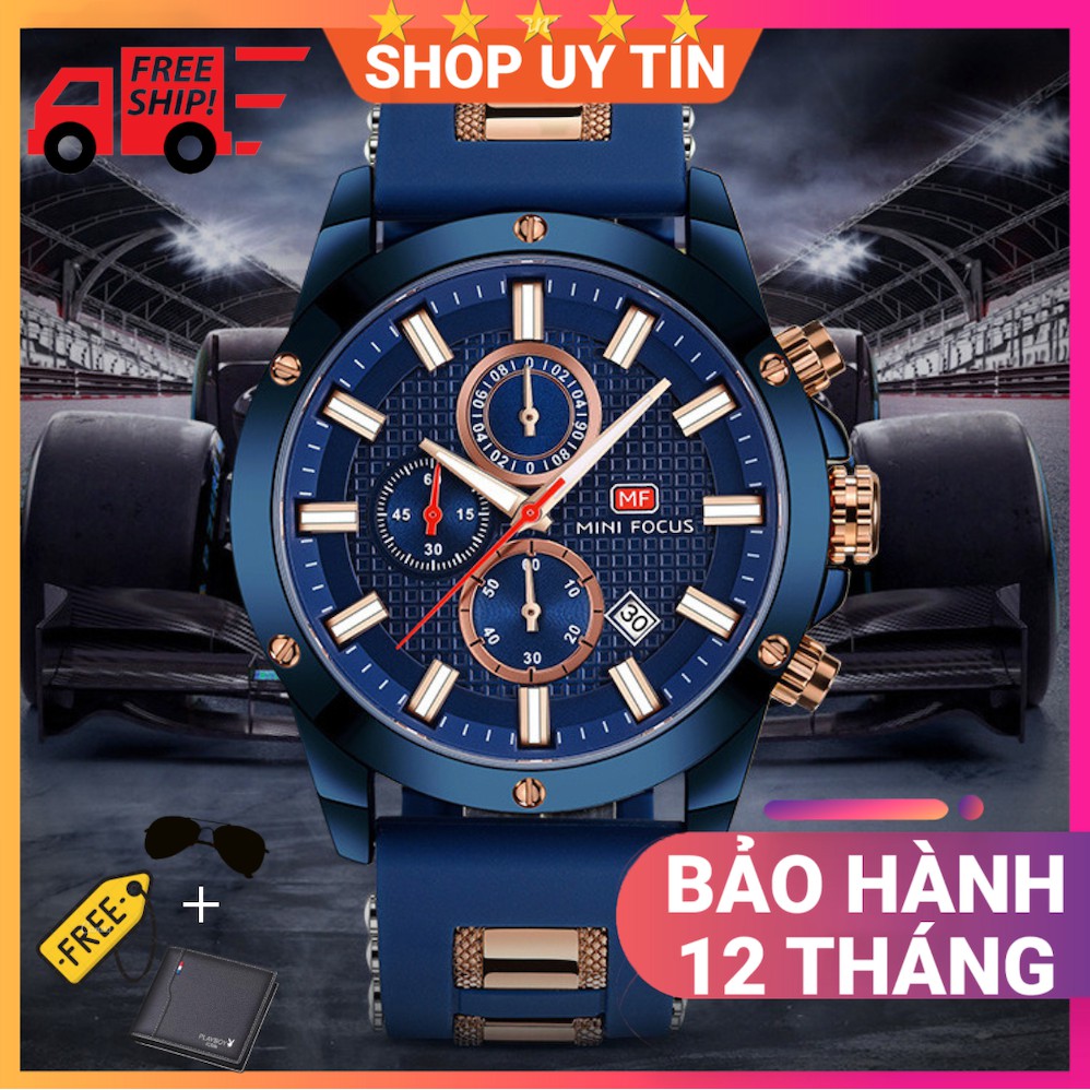 Đồng Hồ Nam Thể Thao Thời Trang Mini Focus Chạy Full Kim [GIẢM GIÁ SỐC]
