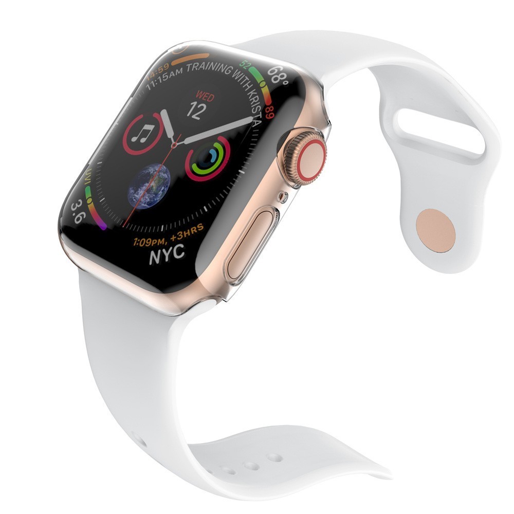 Vỏ TPU trong suốt bảo vệ toàn diện mặt đồng hồ cho Apple Watch Series T500 Iwatch 5 4 44mm