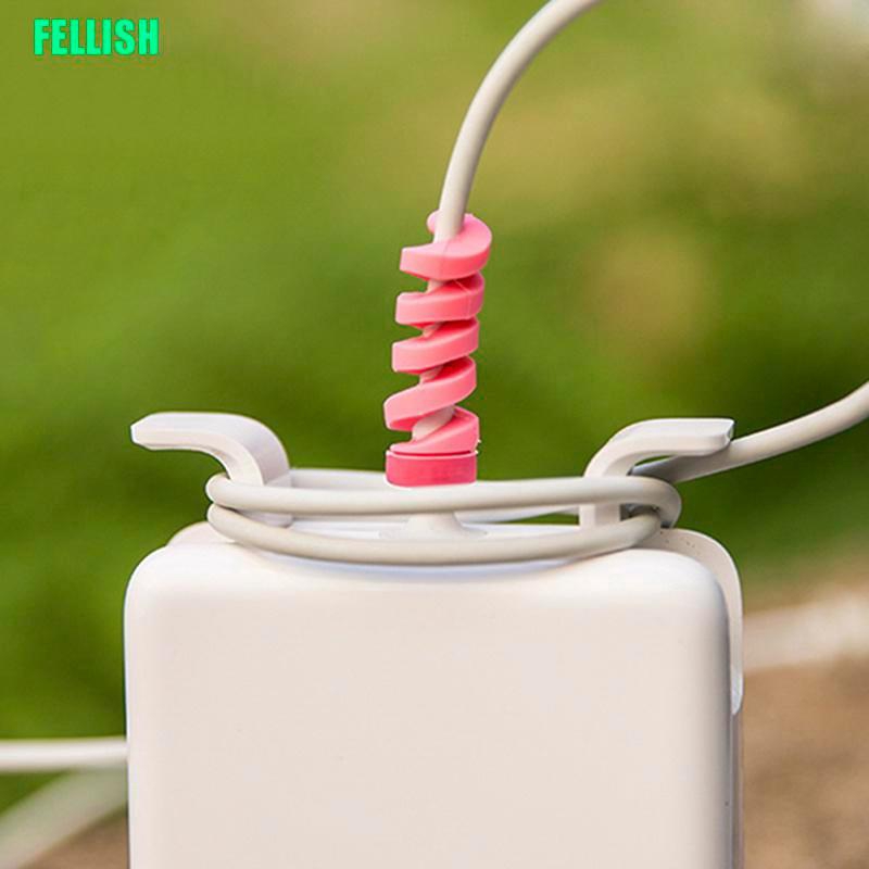 Bộ 10 Nút Bảo Vệ Đầu Dây Cáp Sạc Usb Cho Iphone 8 X