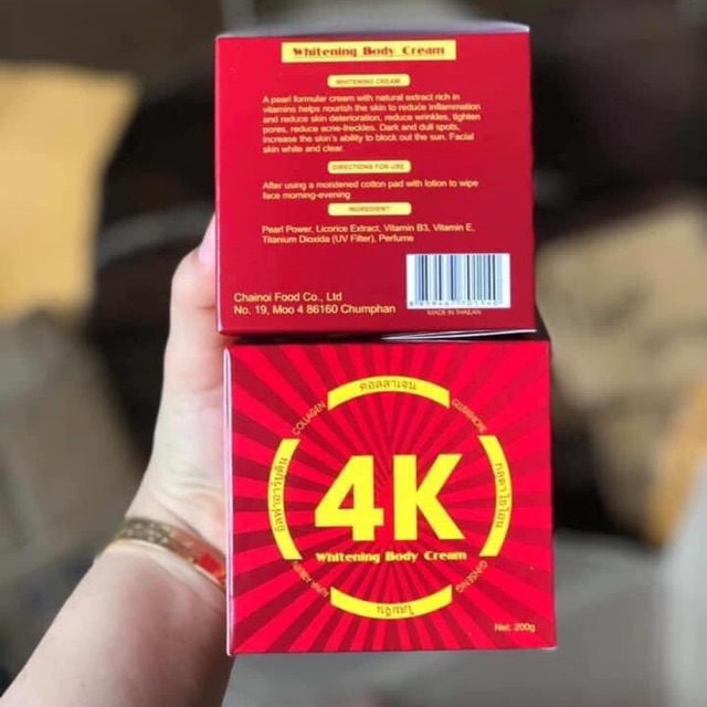 [Mã SKAMLTSM9 giảm 10% đơn 99K] KEM DƯỠNG TRẮNG DA BODY 4k