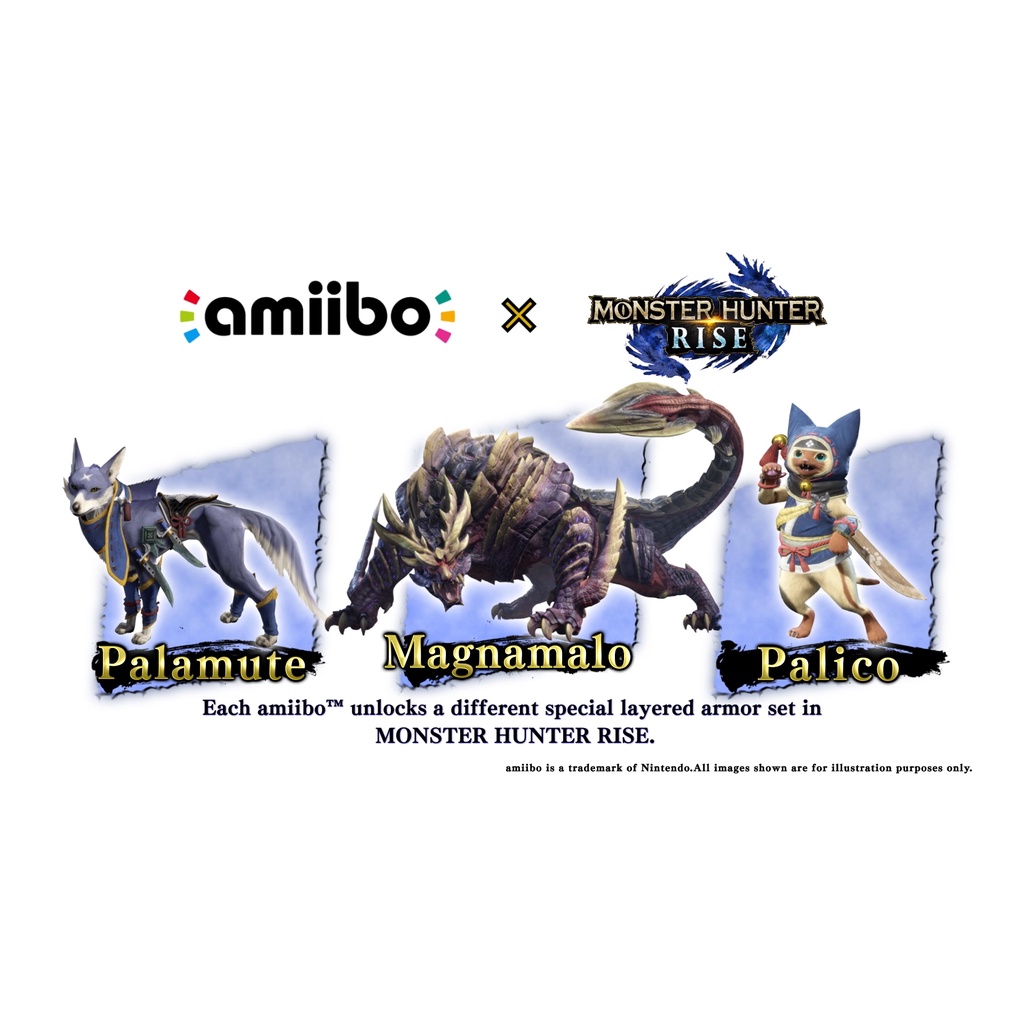 Mô Hình Amiibo Monster Hunter : Rise