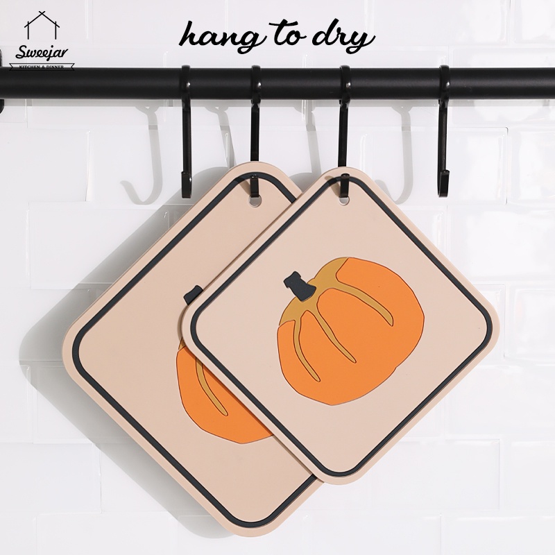 Miếng lót ly tách SWEEJAR silicone chống thấm nước và chống bám dầu tiện lợi