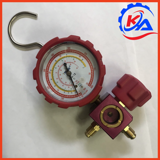Đồng hồ nạp gas lạnh đơn Value VMG-1-S-L ( Áp Cao_màu đỏ )