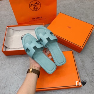 Dép lê nư hm da sần fullbox