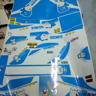 Tem trùm xe cub 81 Đôremon đời cũ