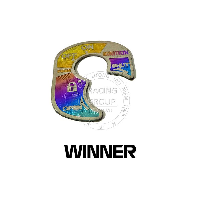 Tem titan dán ổ khoá Winner X, Winner, Satria, Raider FI, Vario, Sonic, Exciter 150, Sirius  trang trí xe máy