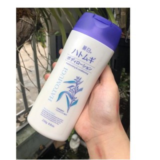 [Hỏa tốc HCM] Sữa Dưỡng Thể Ban Đêm Hatomugi The Body Lotion 250g Từ Hạt Ý Dĩ Nhật Bản