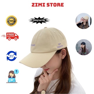 Mũ lưỡi trai Ground , Nón kết nhiều màu phong cách Ulzzang form unisex nam nữ ZIMI