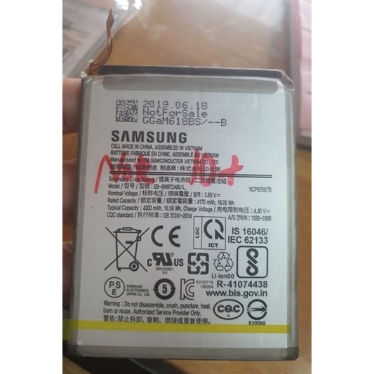 Pin samsung note 10 plus EB BN972ABU zin công ty có bảo hành