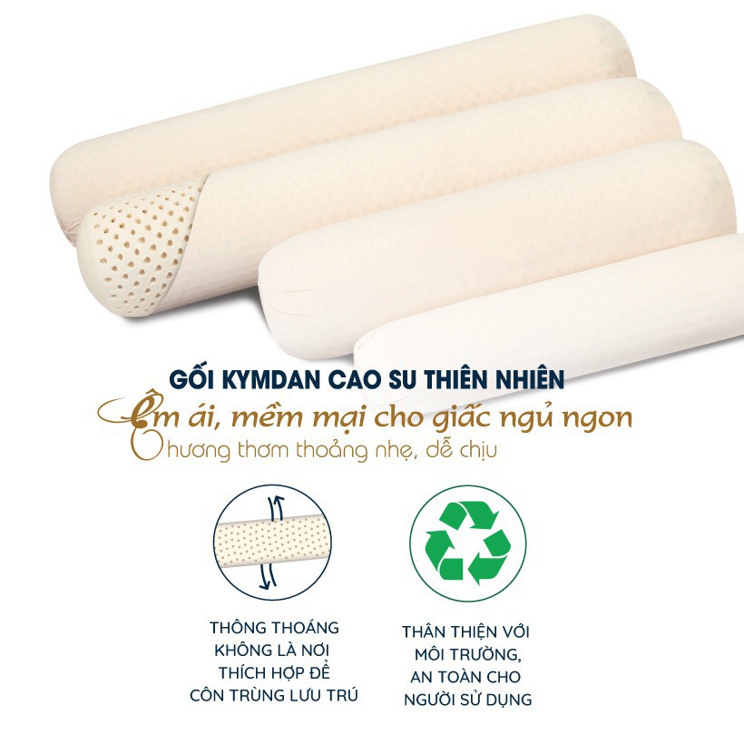 [Mã LIFEBK1T giảm 8% tối đa 1 Triệu đơn 500k] Gối ôm KYMDAN SoftTouch - tặng vỏ bọc gối cùng loại