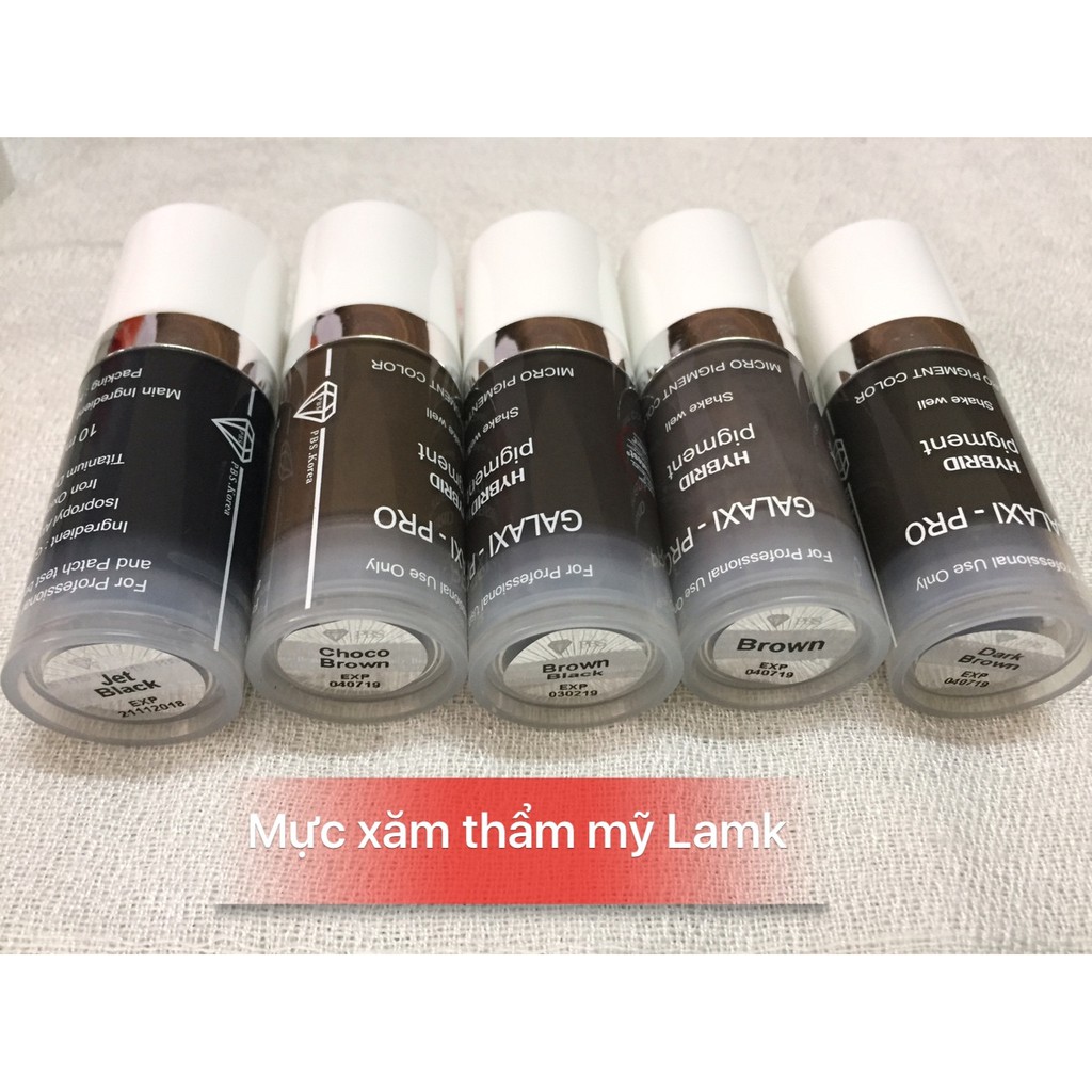 MỰC PHUN XĂM GALAXI HÀN SÁNH MỊN CHUẨN MÀU