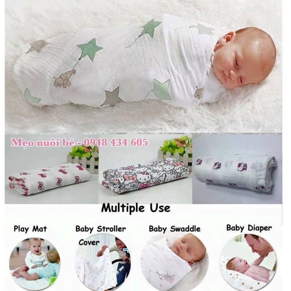 Khăn aden xô cotton đa năng (khổ 1m2*1m2)