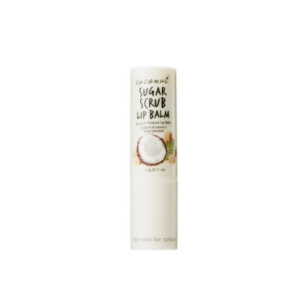 Tẩy Da Chết Môi Too Cool For School Coconut Sugar Scrub Lip Balm 3.4g