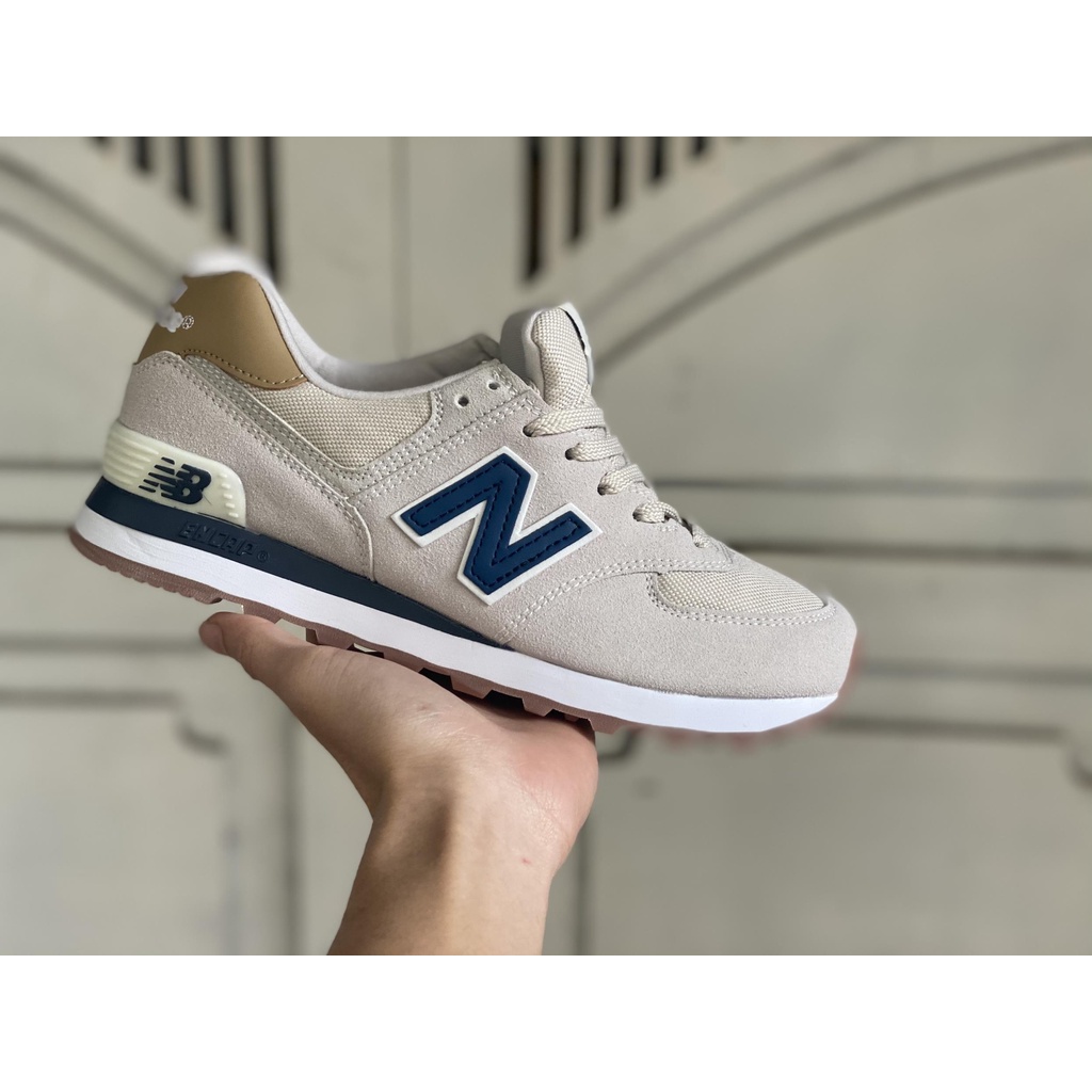 Giày NB 574 Classic Grey Blue- Xanh than Bản Cao cấp