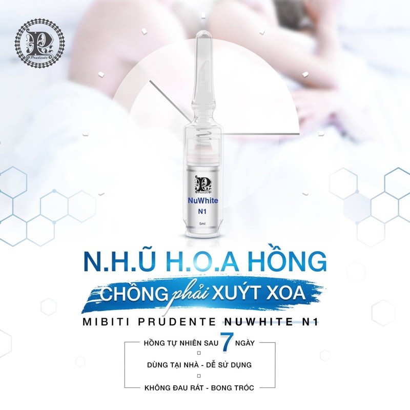 [Chính Hãng] Kem hồng nhũ hoa NU WHITE N1 MIBITI PRUDENTE | BigBuy360 - bigbuy360.vn