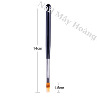 Cọ omber cán gỗ đầu dẹp
