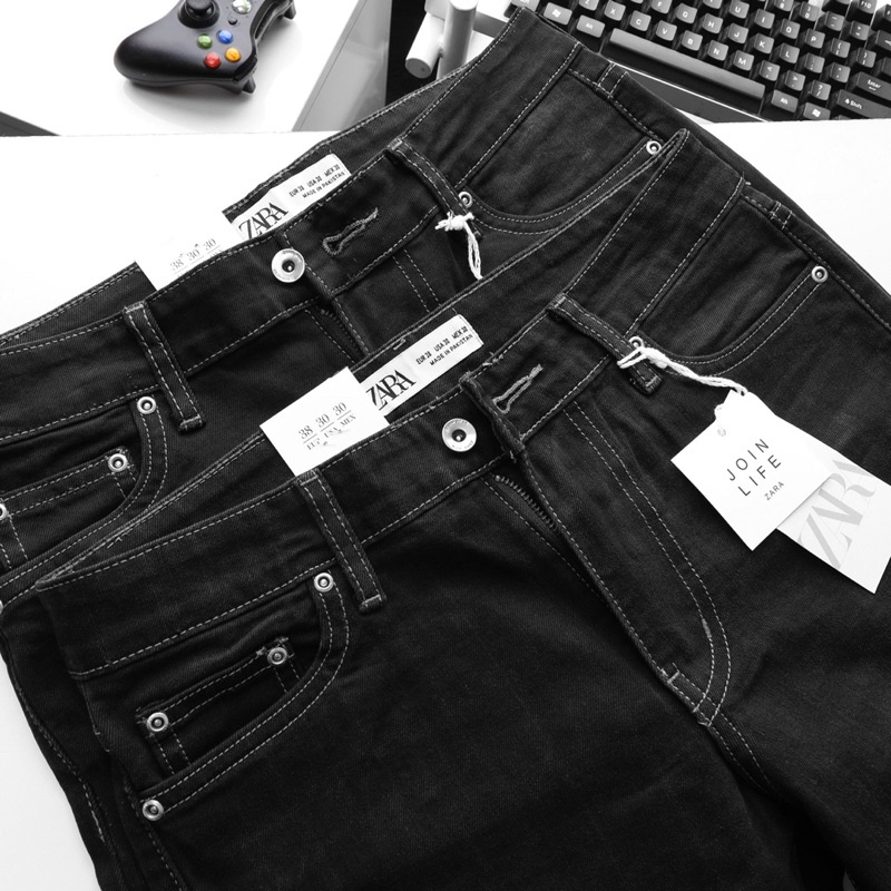 Quần short jean nam quần lửng nam đen xám thời trang cao cấp