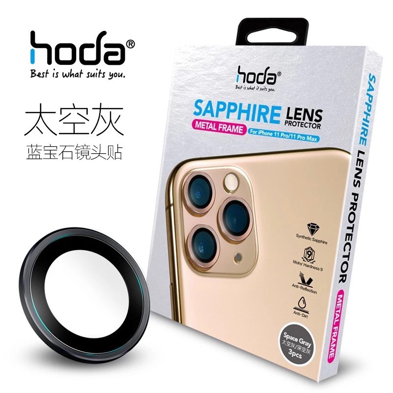 lens bảo vệ camera Hoda Sapphire Cao Cấp cho iPhone 11Pro/11ProMax