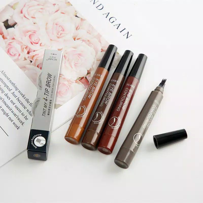 (hàng Mới Về) Bút Kẻ Lông Mày Suake Đầu 4 Răng Tạo Khối | BigBuy360 - bigbuy360.vn