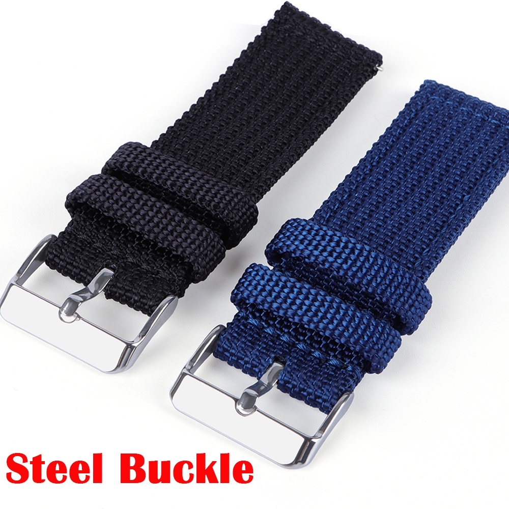 Dây Đeo Đồng Hồ Bằng Nylon Chất Lượng Cao 18mm 20mm 22mm 24mm