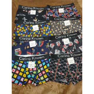 Combo sịp đùi - Boxer lưới cạp chữ cá tính chất thun lạnh thoáng mát
