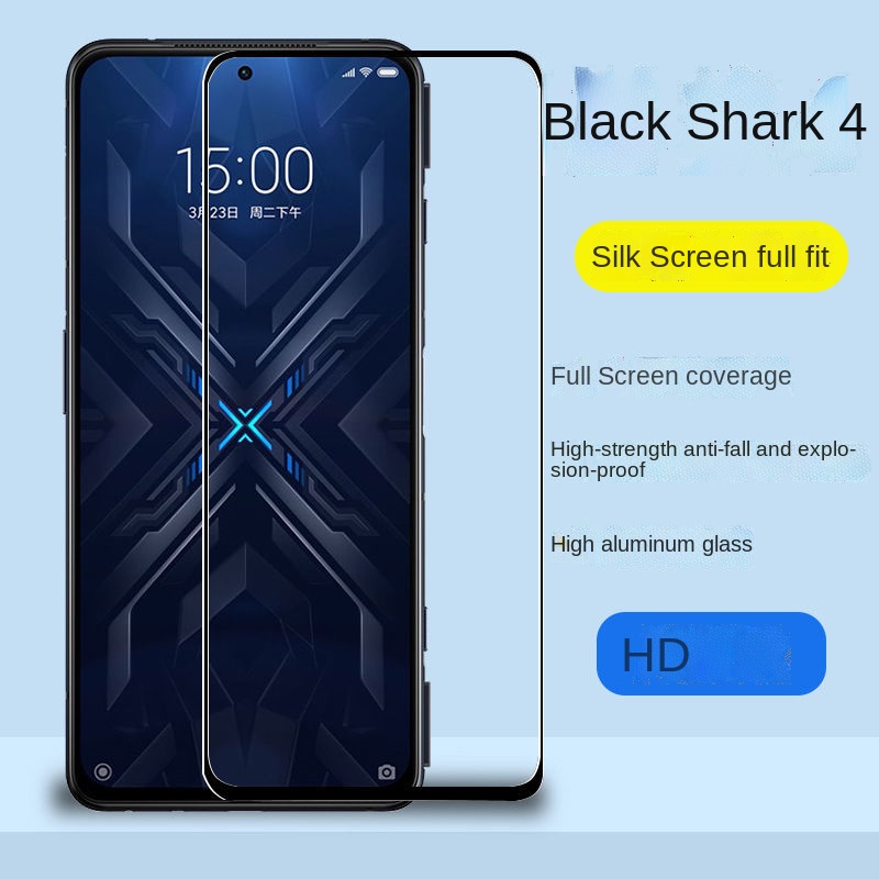 Kính cường lực bảo vệ toàn màn hình chống bám vân tay cho Xiaomi Black Shark 4 4Pro 4th