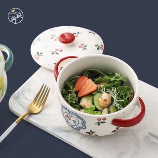 Tô sứ có lắp hoạ tiết cherry