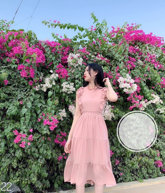 [Mã WAMST112 giảm 25k đơn 150k] Đầm trắng bèo tầng kt (Kèm ảnh thật) | BigBuy360 - bigbuy360.vn