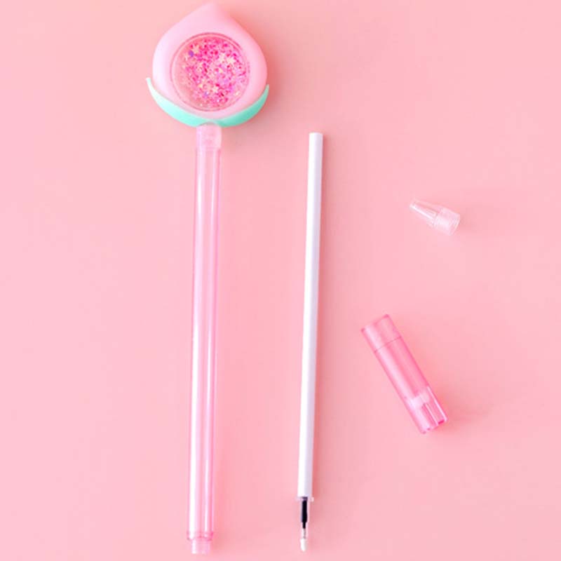 Bút gel Hình Trái Đào Dễ Thương Sáng Tạo