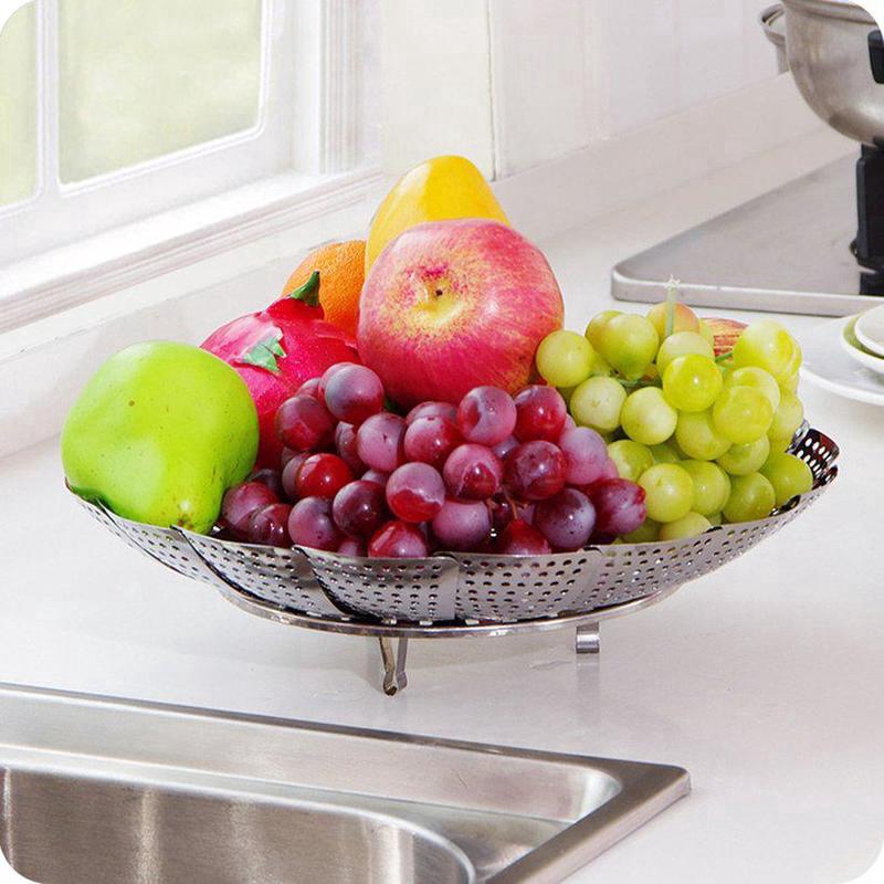 Rổ hấp thức ăn bằng thép không gỉ tiện dụng