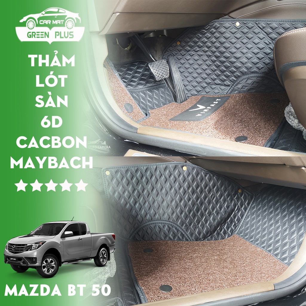 Thảm lót sàn ô tô 5D, 6D Cacbon Maybach Mazda BT50