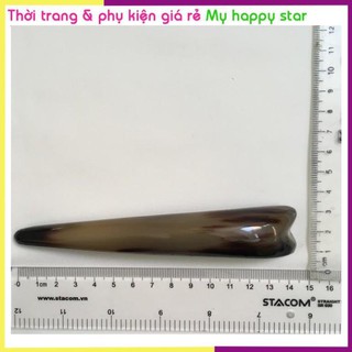 Cây đánh cảm, cạo gió cao cấp CCG 02 búp sừng bò Châu Phi. Dài 14x2,5x1,5cm