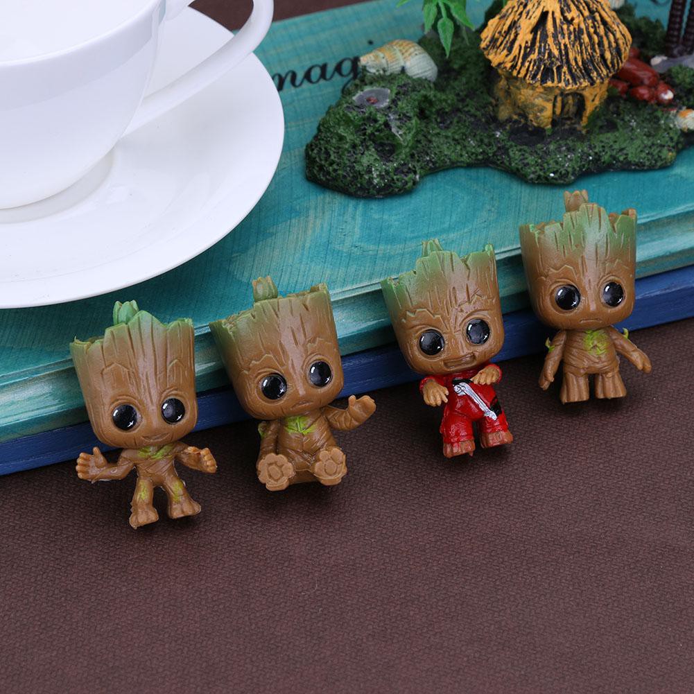 Set 4 mô hình nhân vật người đàn ông trang trí