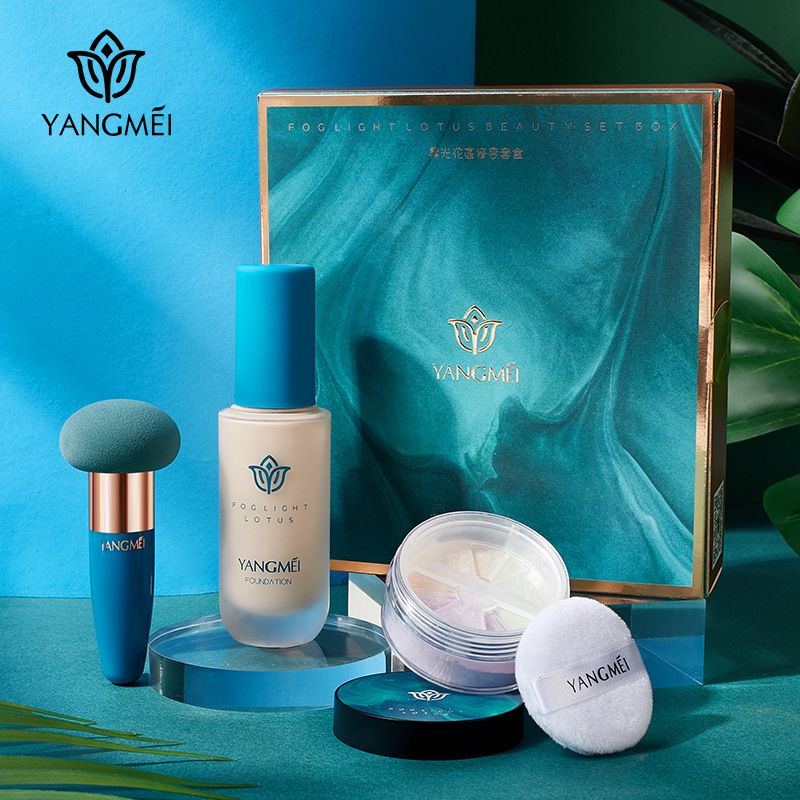 (Hàng Mới Về) Bộ Kem Nền Dạng Lỏng Che Khuyết Điểm Nhẹ Trong Suốt | BigBuy360 - bigbuy360.vn