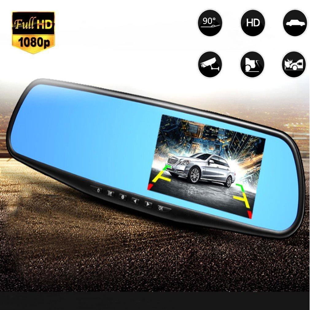 1080P HD Rearview Mirror Dash Cam Camera Video Recorder Night Vision Car DVR