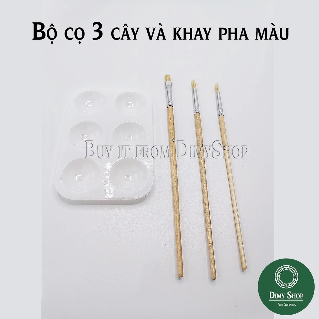 Bộ dụng cụ vẽ tranh Acrylic SINO ART dành cho người mới học vẽ, các bé tập vẽ