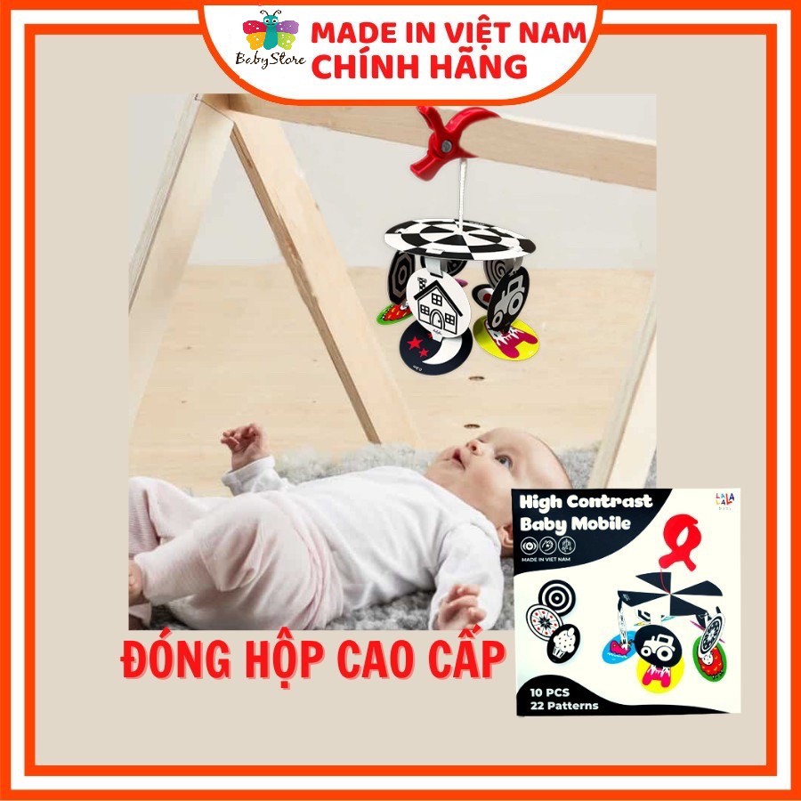 Bộ kích thích thị giác di động, treo nôi, treo củi cho bé
