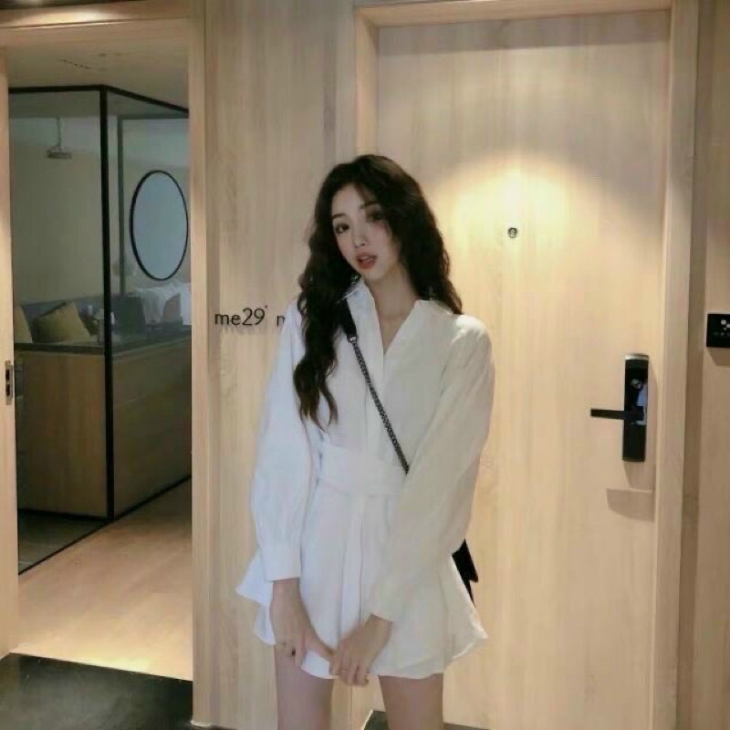 Sét Sơ Mi Cột Eo Bigsize 55kg Đến 100kg (L/XL/XXL)