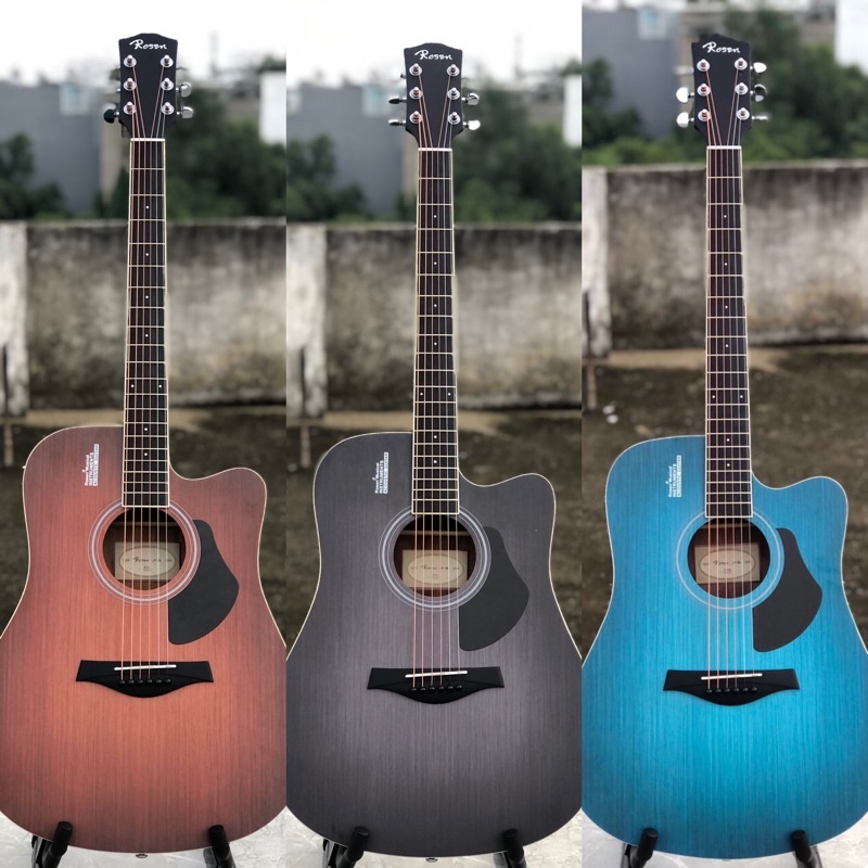 Đàn Guitar Acoustic Rosen G11 chính hãng, Full Gỗ Thịt - Tặng kèm bộ phụ kiện - BẢO HÀNH 12 THÁNG