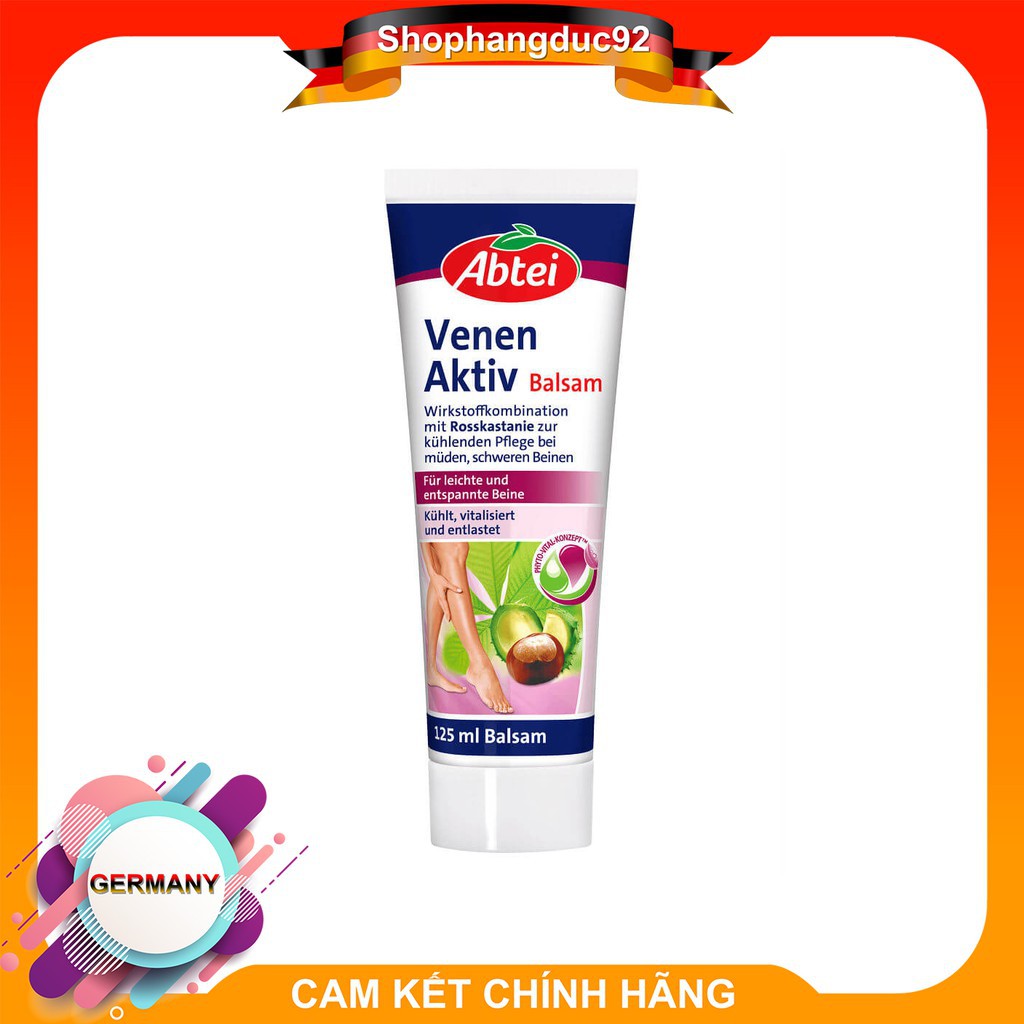 Kem bôi giãn tĩnh mạch abtei venen aktiv 125ml của đức